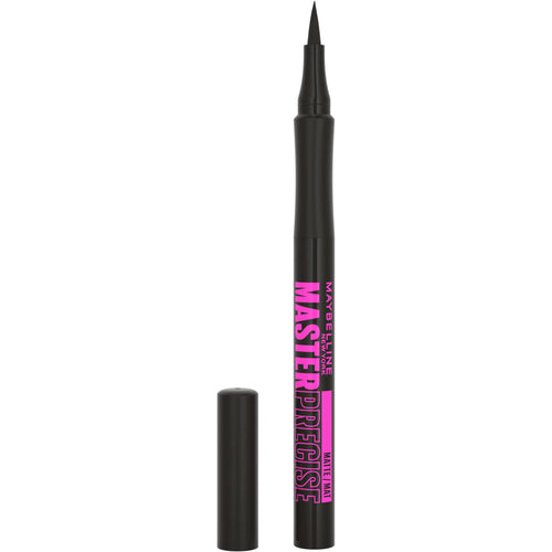 Maybelline Eyestudio Master Precise All Day vanntett flytende eyelinersminke, mattsvart, 1 antall (emballasje kan variere) 0,03 unse (pakke med 1)