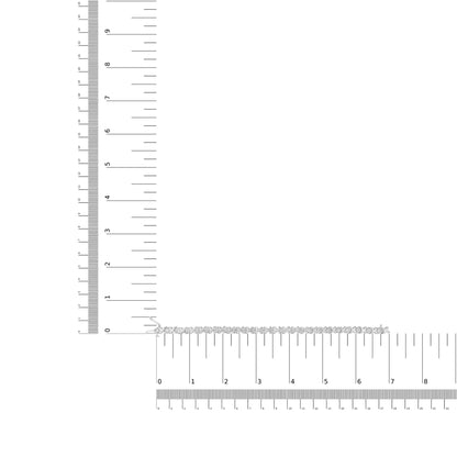 10k valge kuld 2,00 Cttw ümara lõikega teemant "XOXO" link 7" (IJ värv, I2-I3 Clarity)