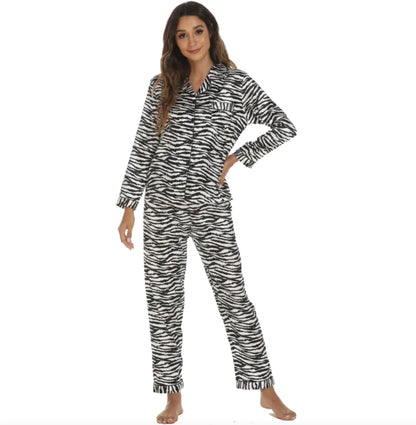 Conjunto de pijama de estilo europeo y americano para mujer