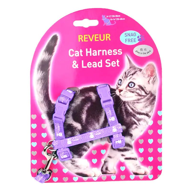 GlowStrap Cat Safety Harness - Catch Cards