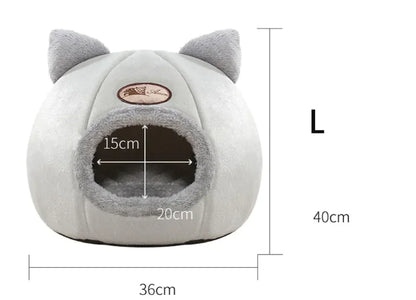 Sofá cama grande para gatos de invierno CozyNest