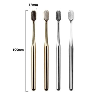 Gold-Plated Soft-Bristle Toothbrush