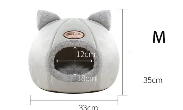 Sofá cama grande para gatos de invierno CozyNest