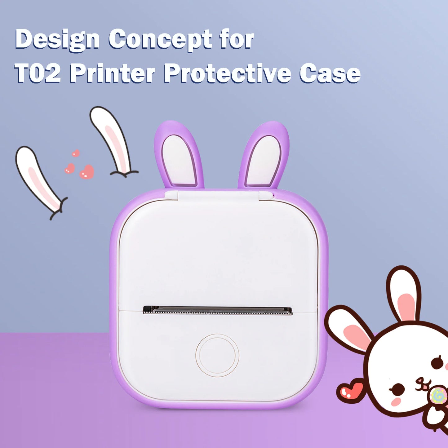 Silicone Case for Mini Photo Portable Printer