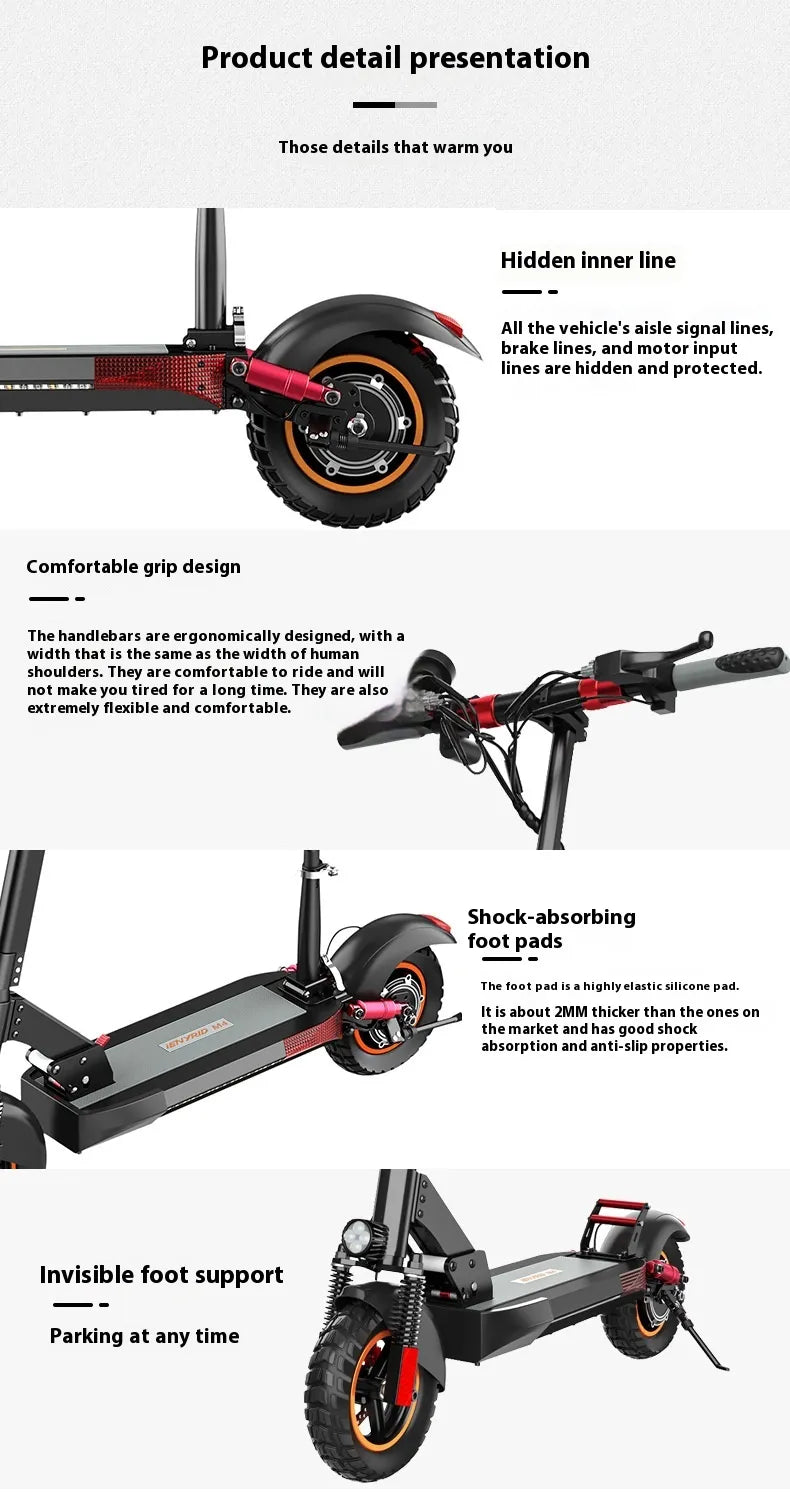 Dobbel støtdemper scooter