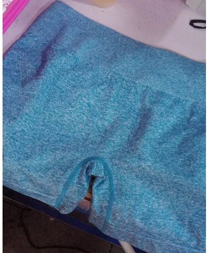 High Waist Yoga Shorts and Sports Leggings Set - Catch Cards