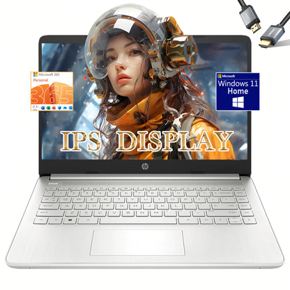 HP Laptop 14 Inch | Computadoras Laptop en Oferta | Microsoft Office 365 | Windows 11 | Intel Pentium N5030 | Long Battery Life | USB C | w/HDMI Cable (32GB RAM |1TB PCIE SSD) - Catch Cards