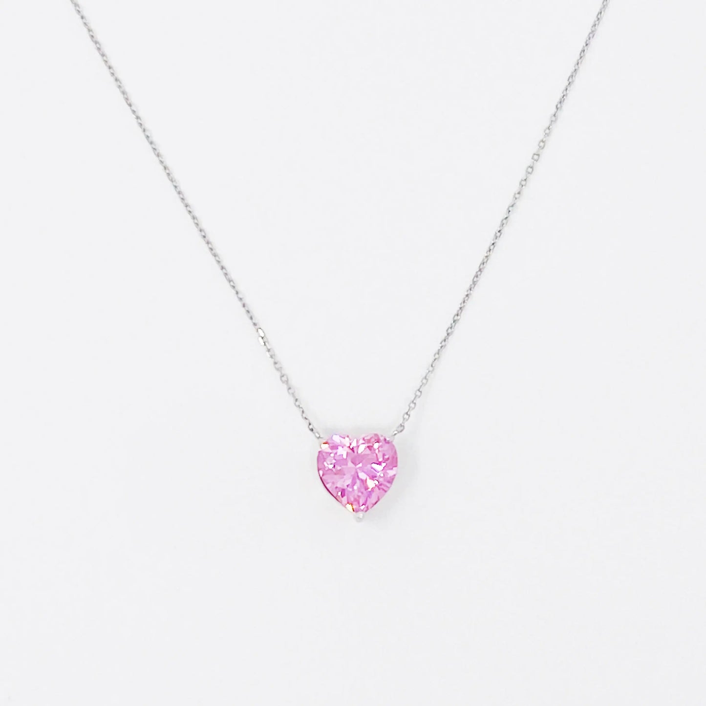 Absolute Beauty Sterling Silver Heart Necklace