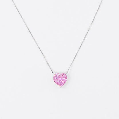 Absolute Beauty Sterling Silver Heart Necklace