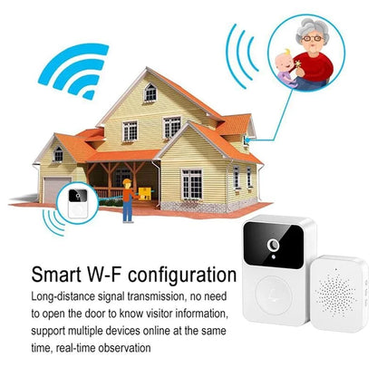 Timbre inteligente de seguridad inalámbrico con WiFi, intercomunicador, cámara de video, timbre para puerta