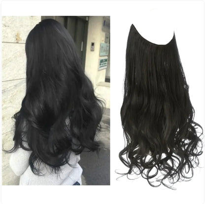 Long Curly High-Temperature Fiber Wig Set