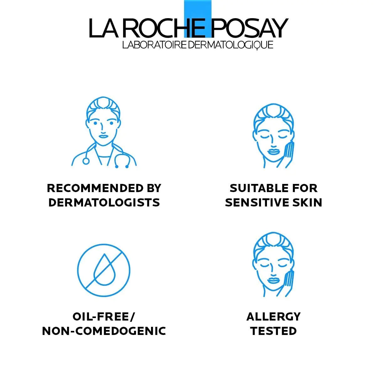 La Roche-Posay Hyalu B5 rent hyaluronsyreserum for ansikt, med vitamin B5, antialdringsserum for fine linjer og rynker, fuktighetsgivende serum for å fylle og reparere tørr hud, trygt på sensitiv hud 1 Fl Oz (pakke med 1) 