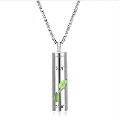 316L Stainless Steel Perfume Oil Diffuser Necklace