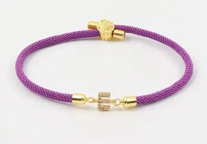 Initial Letter Charm Bracelet - Catch Cards