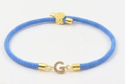 Initial Letter Charm Bracelet - Catch Cards