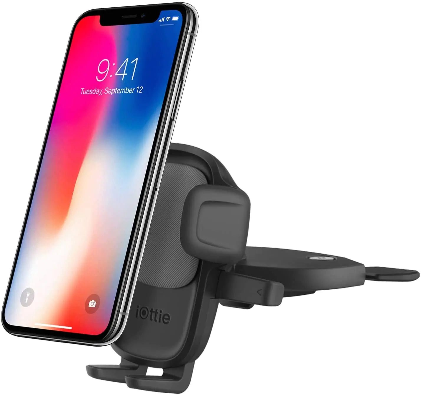 iOttie Easy One Touch 4 Dash & Windshield Universal Car Mount Phone Holder Desk Stand for - iPhone, Samsung, Moto, Huawei, Nokia, LG, Smartphones, Black - Catch Cards