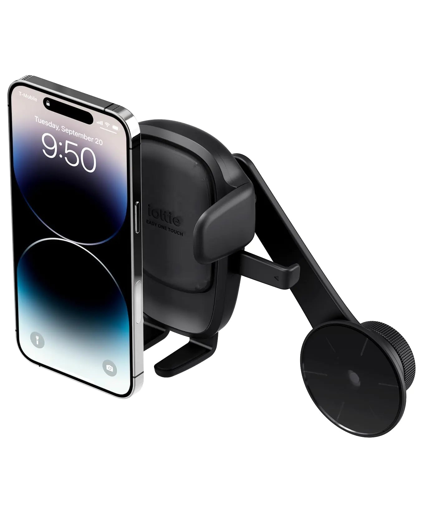 iOttie Easy One Touch 4 Dash & Windshield Universal Car Mount Phone Holder Desk Stand for - iPhone, Samsung, Moto, Huawei, Nokia, LG, Smartphones, Black - Catch Cards