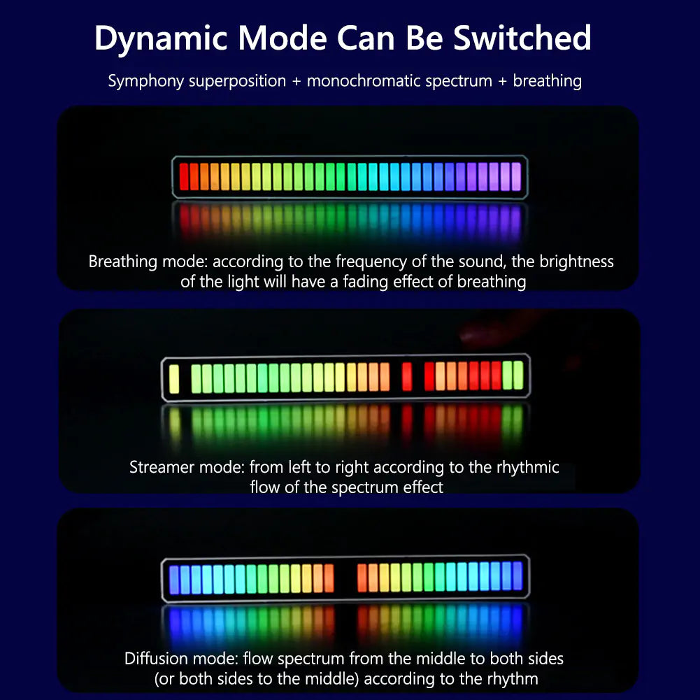 Barra de Luz LED RGB Musical