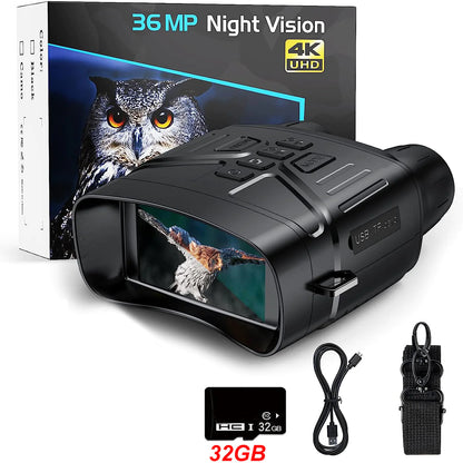 Ultra Clear 4K 36MP Night Vision Binoculars