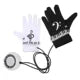 Electric Piano Gloves For Interactive Music Fun