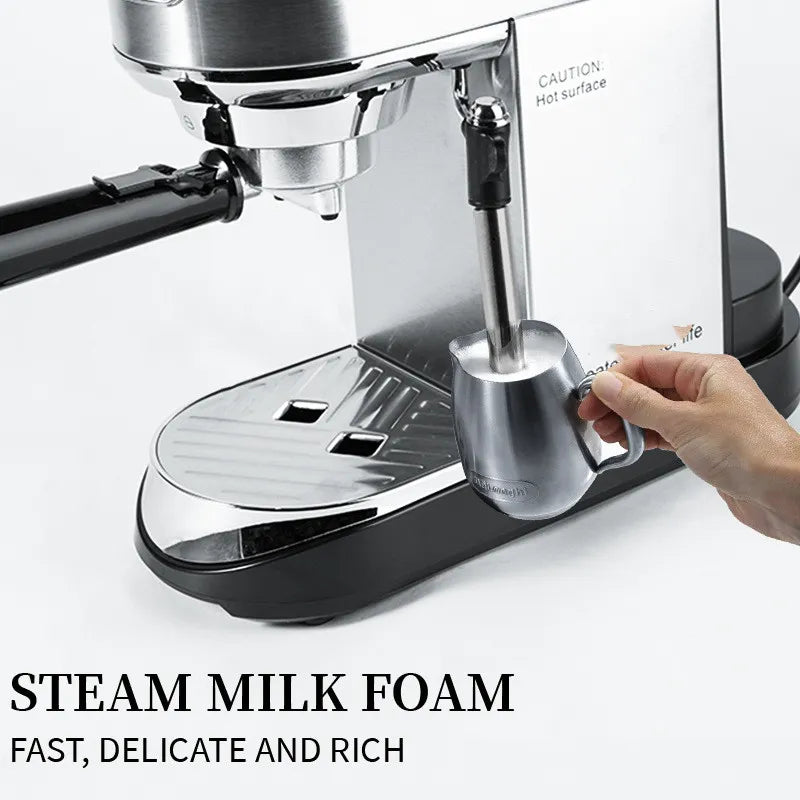 Home Office Small Concentrated Semi-Automatic Steam Wand Milk Frother