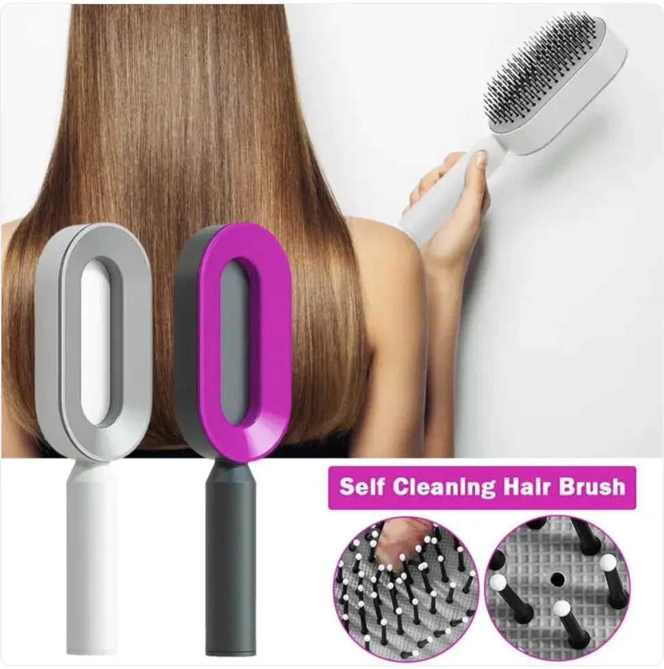 Cepillo autolimpiable 3D para el crecimiento del cabello para mujeres