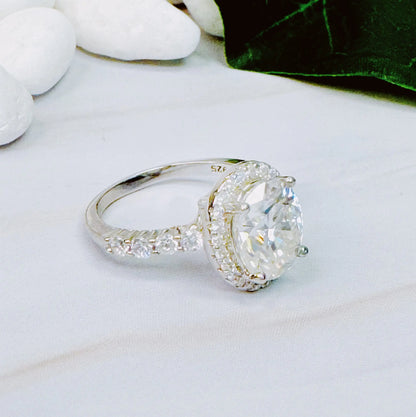 Legacy 3 Carat Centered Moissanite Ring