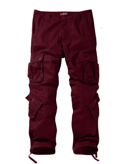 Match Men's Wild Cargo Pants 36 Red