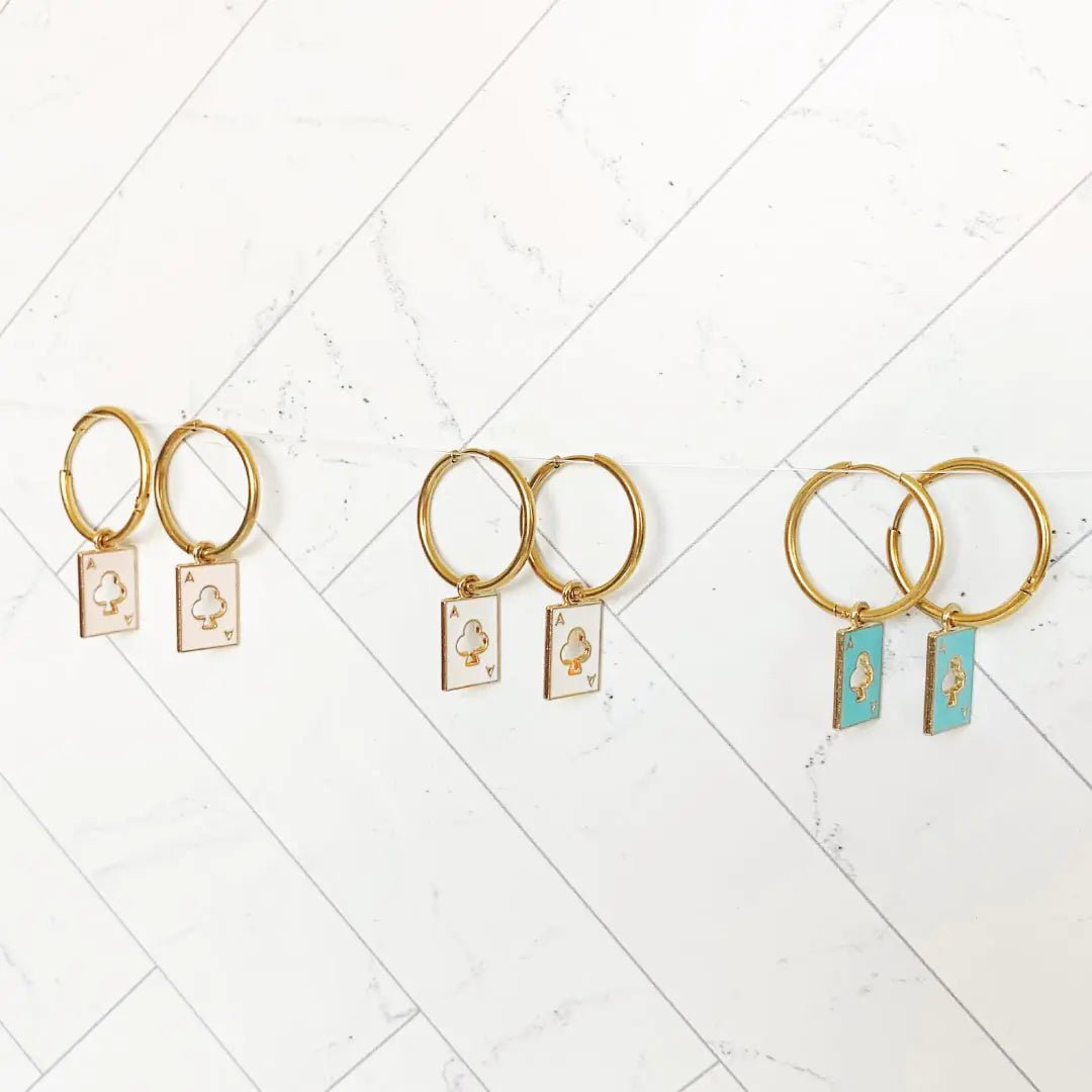 Lucky Loop Earrings - Catch Cards
