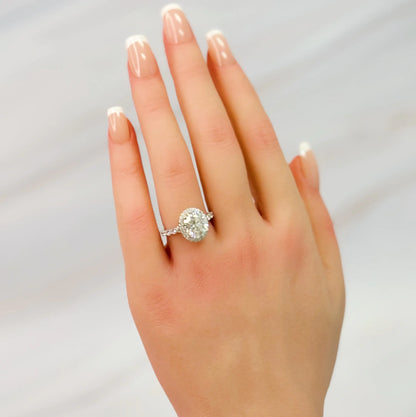 Legacy 3 Carat Centered Moissanite Ring