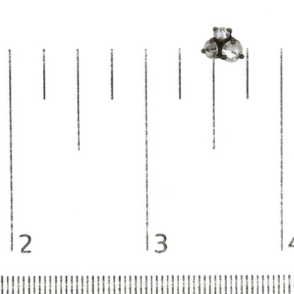 14K gult gull og svart oksidert omvendt sett 1 1/4 Cttw Diamond Trio øredobber (IJ-farge, I1-I2 Clarity)