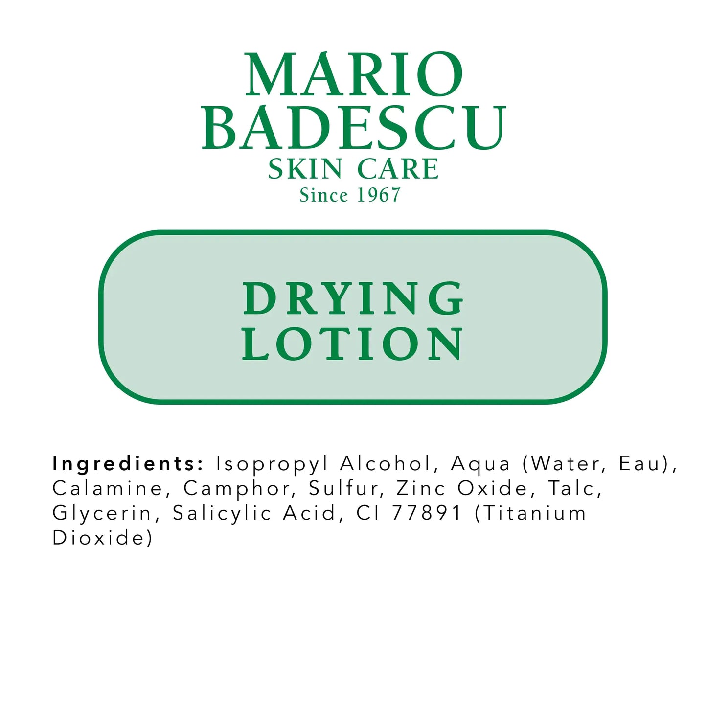 Mario Badescu tørkelotion, 1 Fl oz 1 Fl oz (pakke med 1) tørkelotion plastflaske, 1 Fl oz