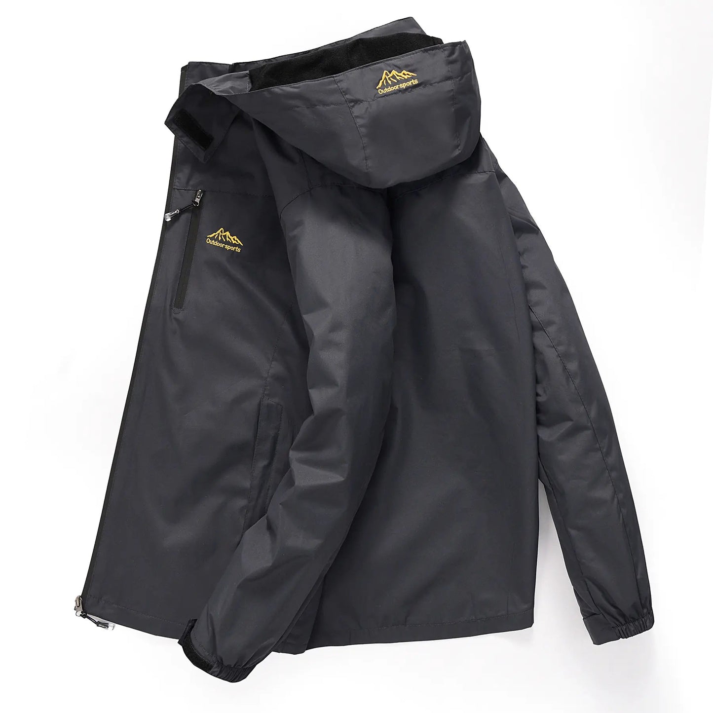 Men's Loose Outdoor Windproof Jacket for Climbing - Catch Cards