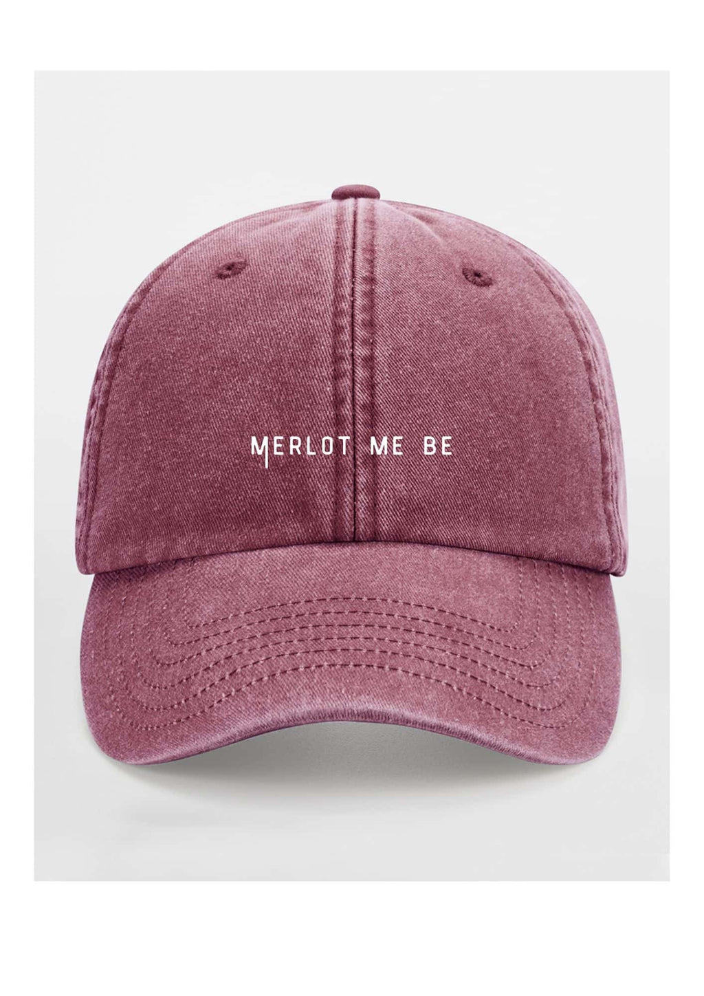 Merlot Me Be Cap Adult