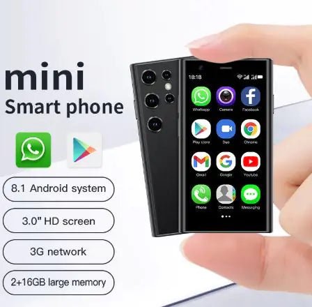 Mini Smart Small Mobile Phone - Catch Cards