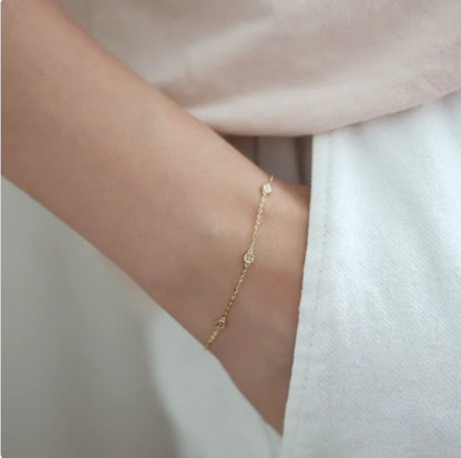 925 Sterling Silver Gold-Plated Bracelet