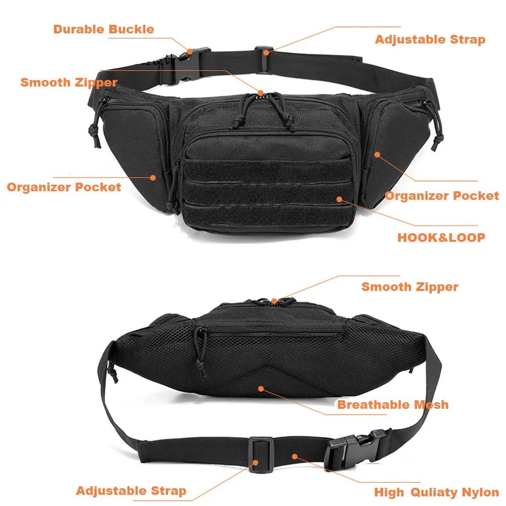 New Outdoor Tactical Multifunctional Storage Belt Bag - Catch Cards