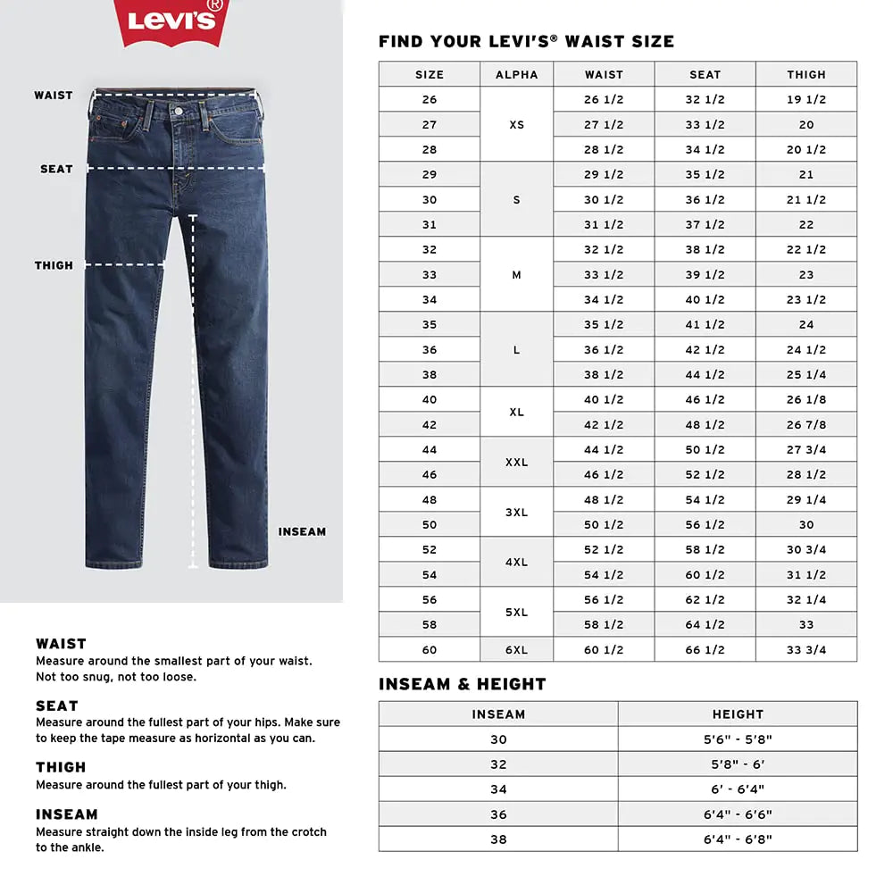 Levi's Men's 501 Original Fit Jeans (Også tilgjengelig i Big &amp; Tall) Standard 38W x 36L Light Stonewash