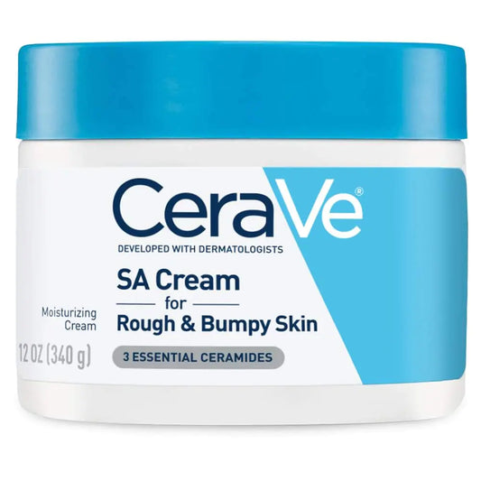 Crema hidratante CeraVe con ácido salicílico | Crema corporal exfoliante con ácido láctico, ácido hialurónico, niacinamida y ceramidas | Sin fragancia y con prueba de alergias | 355 ml (paquete de 1) 