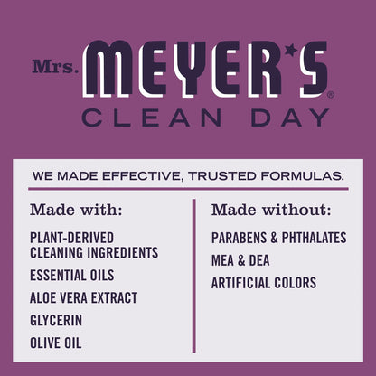 Mrs. Meyers Clean Day flytende håndsåpe, Cruelty Free og biologisk nedbrytbar formel, plommebærduft, 12,5 oz- Pakke med 3 37,5 Fl Oz (pakke med 1)