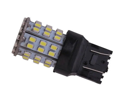 4X 3157 3156 64SMD LED 倒车尾灯制动转向信号 DRL 灯泡 6000K 白色