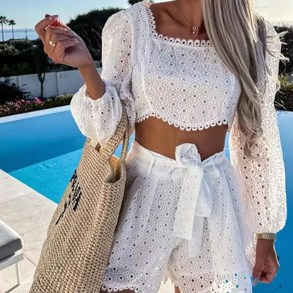 Lace HejK  Summer Beach Set  HejK