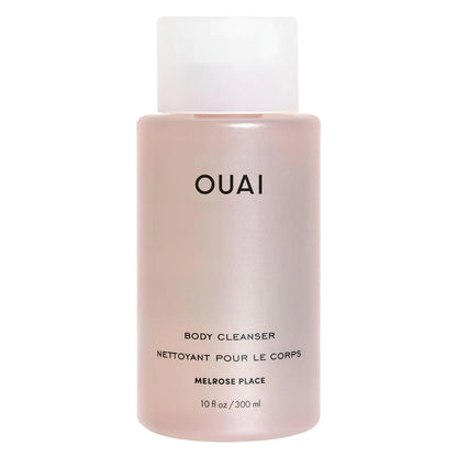 Limpiador corporal OUAI, Melrose Place - Gel de ducha espumoso con aceite de jojoba y aceite de rosa mosqueta para hidratar, nutrir, equilibrar y suavizar la piel - Sin parabenos, ftalatos ni sulfatos - 283 ml (paquete de 1)