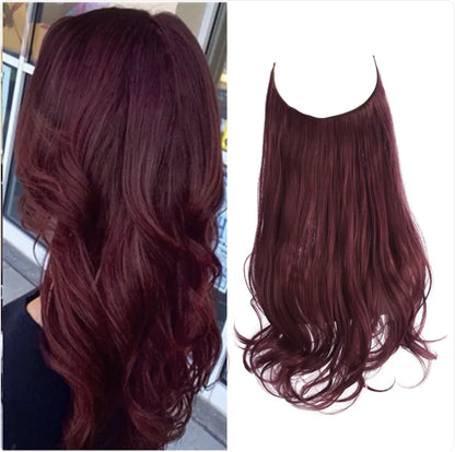 Long Curly High-Temperature Fiber Wig Set