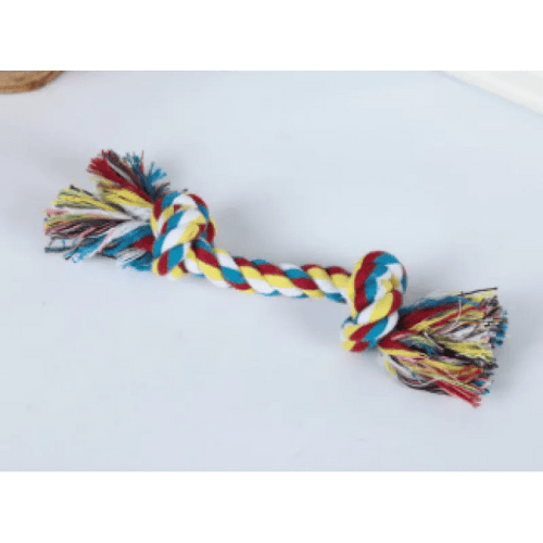 Pet dog bites rope toy - Catch Cards