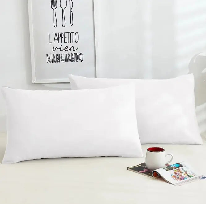 A Pair Of Pure Color Cotton Pillowcases