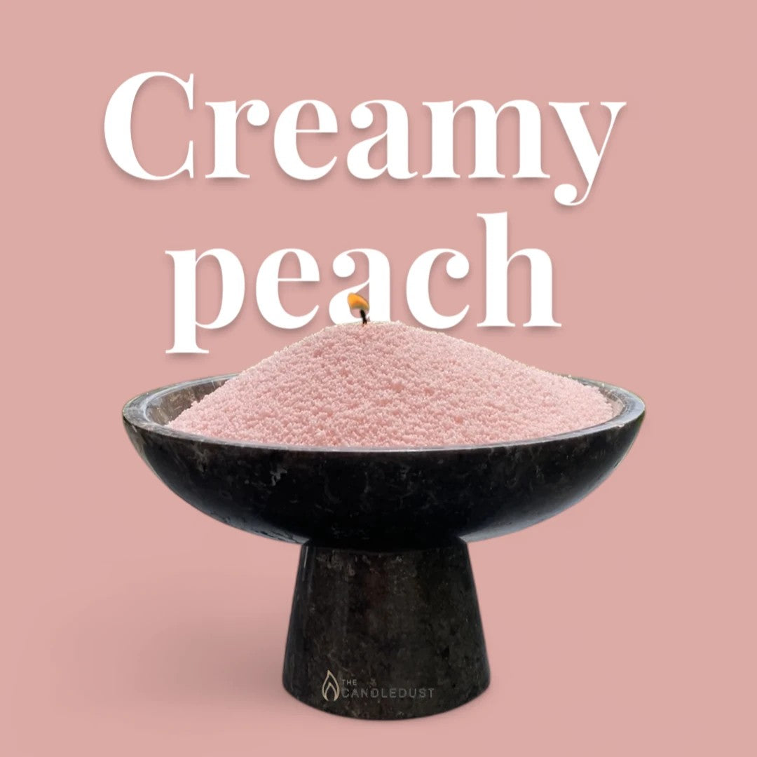 Powdered Candle Refill Kit – Unscented Creamy Peach, 330g