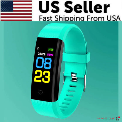 Fitness Smart Watch Activity Tracker Heart Rate For Women Men Oxygen BP Monitor