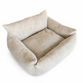 Lodie Corduroy Memory Foam Dog Sofa – Cloud Grey, S