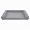 Carré Dog Mattress with Removable Cover – Cloud Grey, XL
